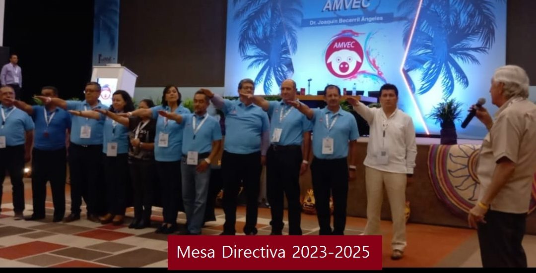 Así quedó conformada la mesa directiva de AMVEC NACIONAL 2023-2025.
