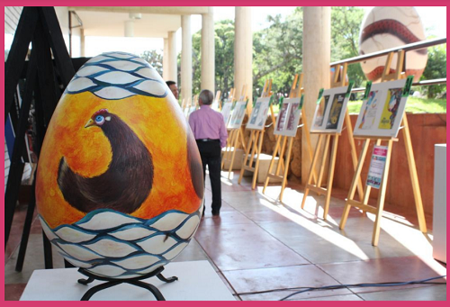 Nadie escapa a las actividades de la Feria Internacional del Huevo 2023 en Tepatitlán, Jalisco.