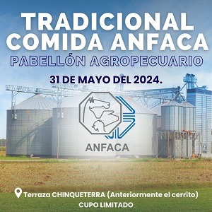 Cierre mayo con los amigos y las empresas del sector de alimentos balanceados en la TRADICIONAL COMIDA ANFACA.