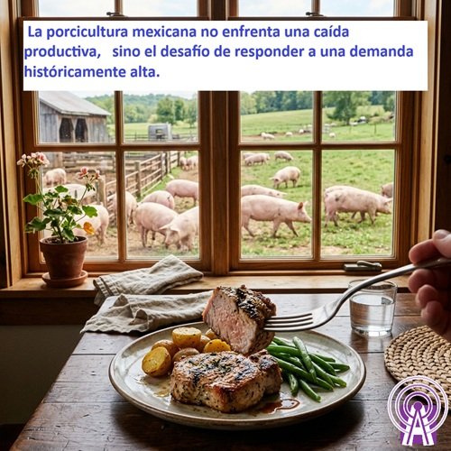 Consumo de carne de cerdo alcanza niveles históricos: México se prepara para producir el 70% de su demanda.