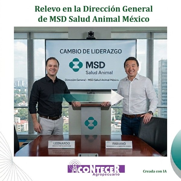 Relevo en la Dirección General de MSD Salud Animal en México