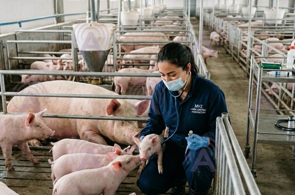 Simbiosis en la granja: El impacto del MVZ en la rentabilidad y salud de la porcicultura mexicana.